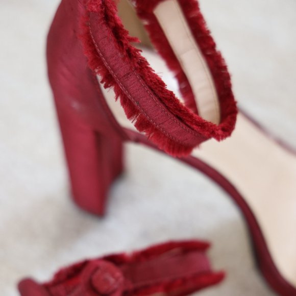 Nine West Red Heels - Picture 3 of 5